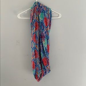 Lilly Pulitzer print infinity scarf